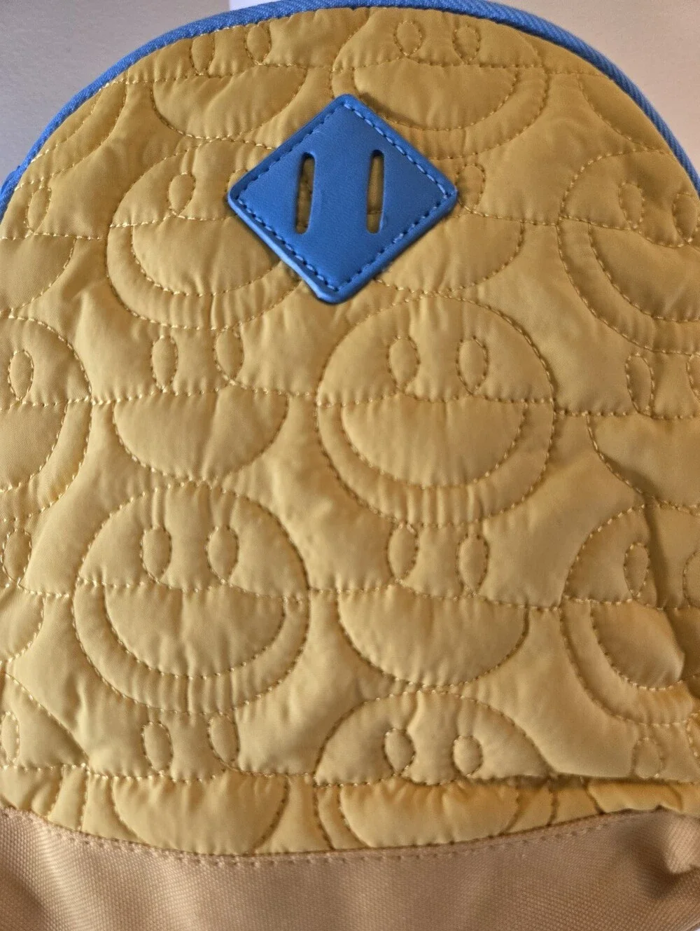 NWT Cat and JackYellow & Blue Kids Backpack Bright Smiley Design